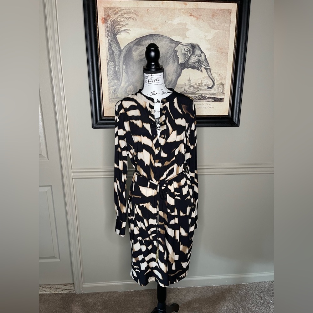 Eye catching animal print dress